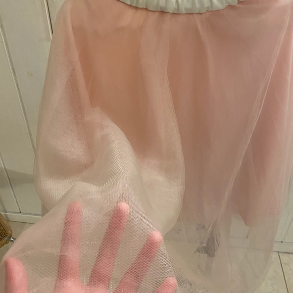 Pink puffball skirt, princess style - Picture 1 of 5